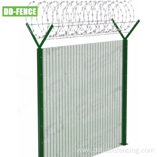 Welded 358 Anti Climb Cut Metal Fence